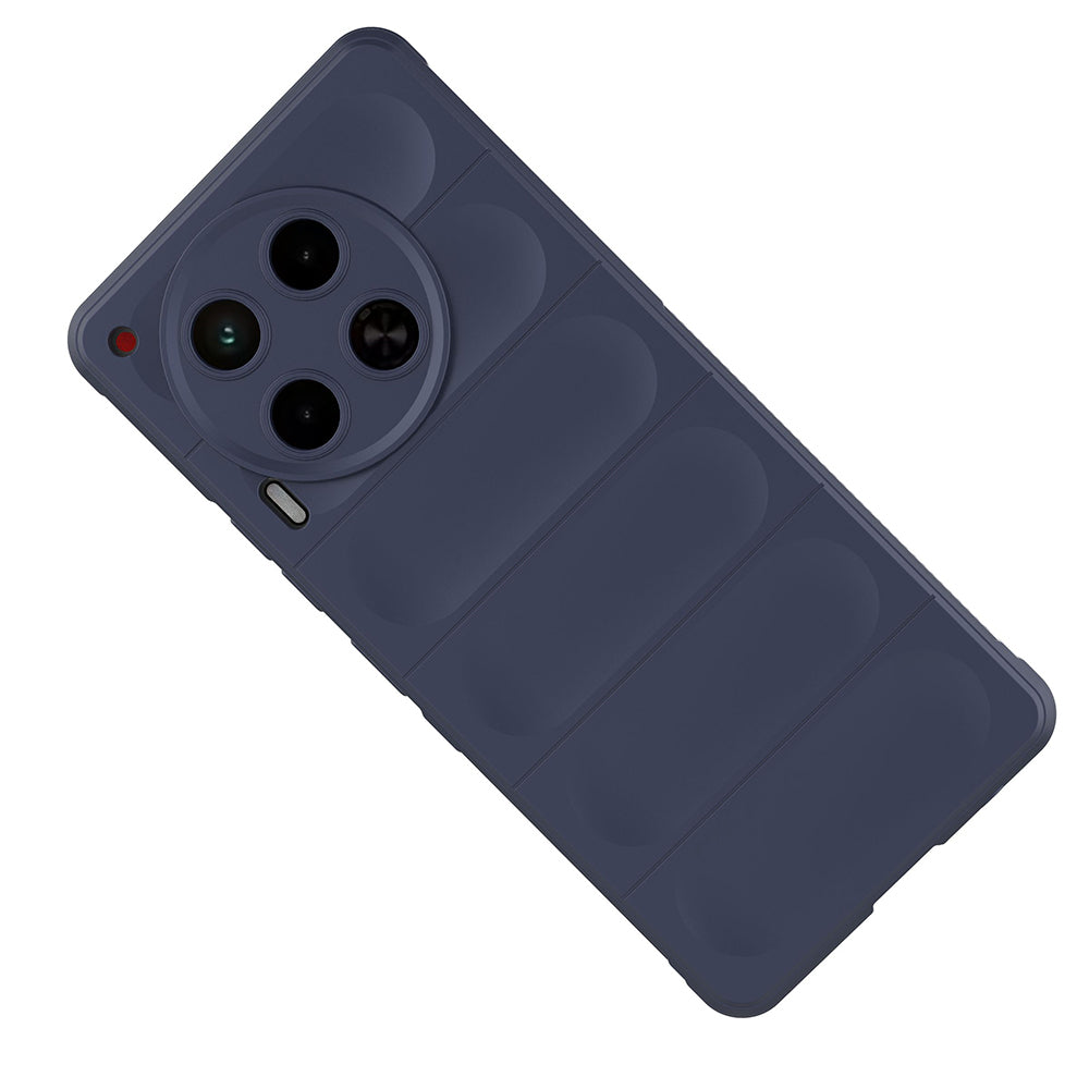 Tecno Camon 30 4G Kılıf Esnek TPU Oyuklu Arka Yüzey Tasarımlı Zore Etnik Silikon Kapak Siyah