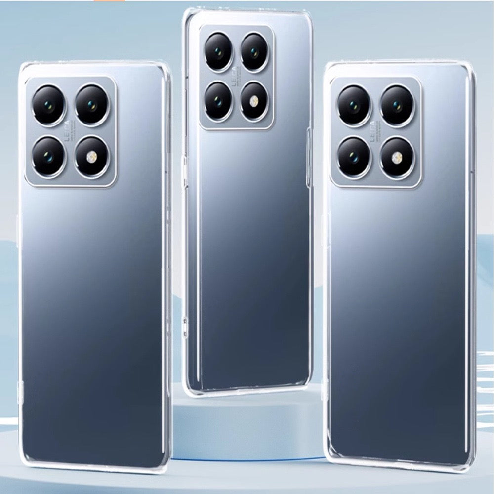 Xiaomi 14T Kılıf Zore Süper Silikon Kapak Şeffaf