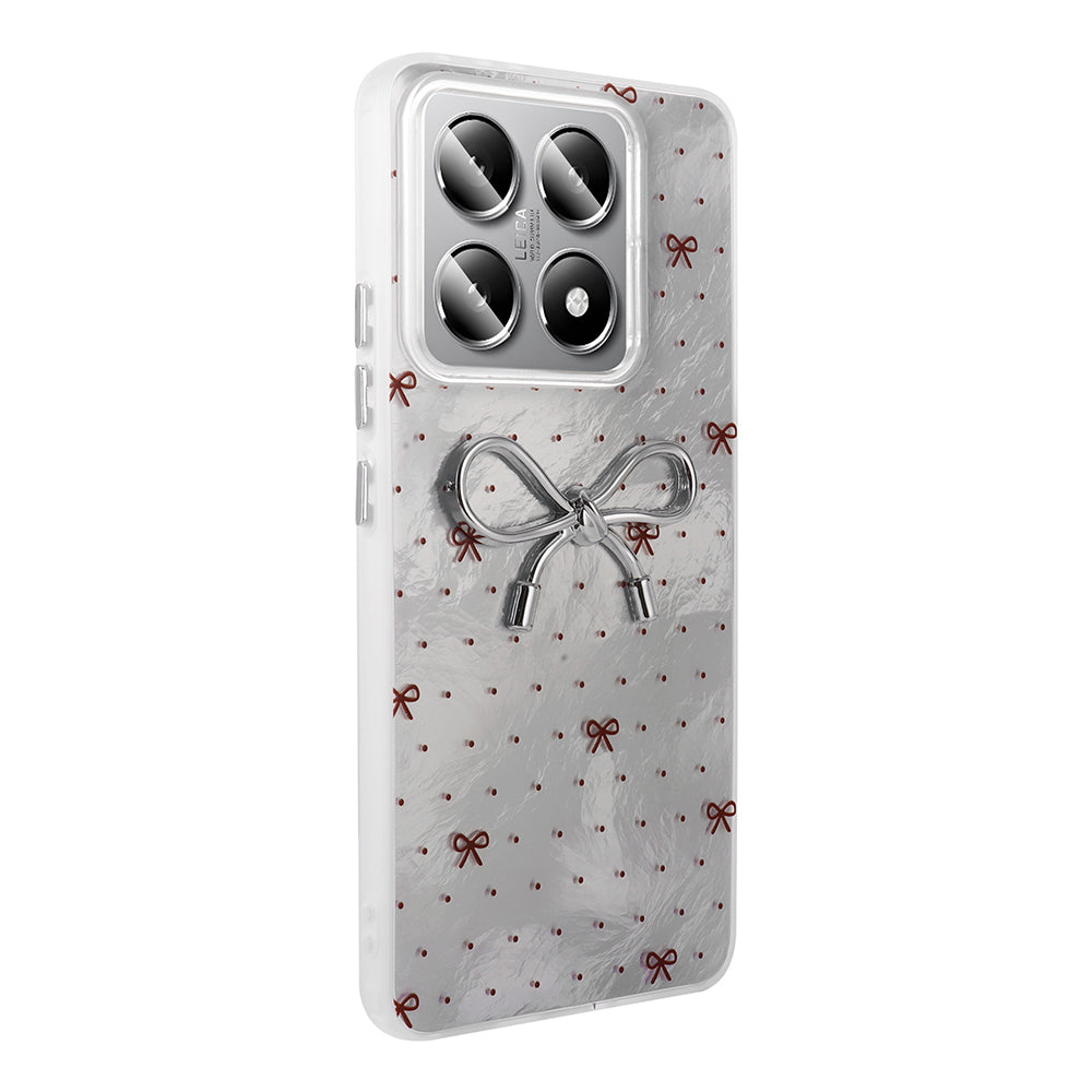 Xiaomi 14T Pro Kılıf Kamera Korumalı Figürlü Zore Ponti Silikon Kapak Açık Pembe