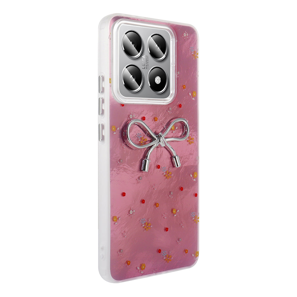 Xiaomi 14T Pro Kılıf Kamera Korumalı Figürlü Zore Ponti Silikon Kapak Beyaz