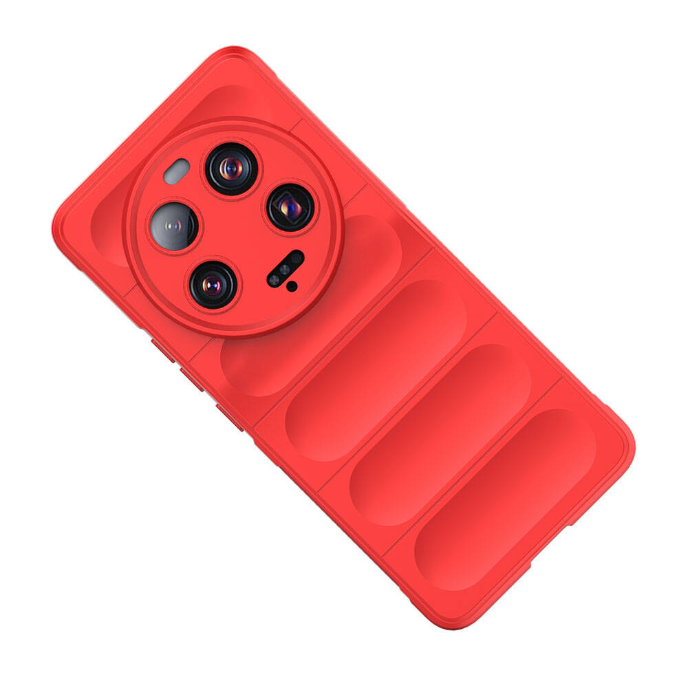 Xiaomi Mi 13 Ultra Kılıf Esnek TPU Oyuklu Arka Yüzey Tasarımlı Zore Etnik Silikon Kapak Siyah