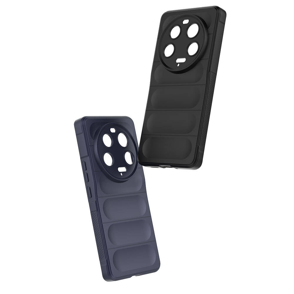 Xiaomi Mi 13 Ultra Kılıf Esnek TPU Oyuklu Arka Yüzey Tasarımlı Zore Etnik Silikon Kapak Kırmızı