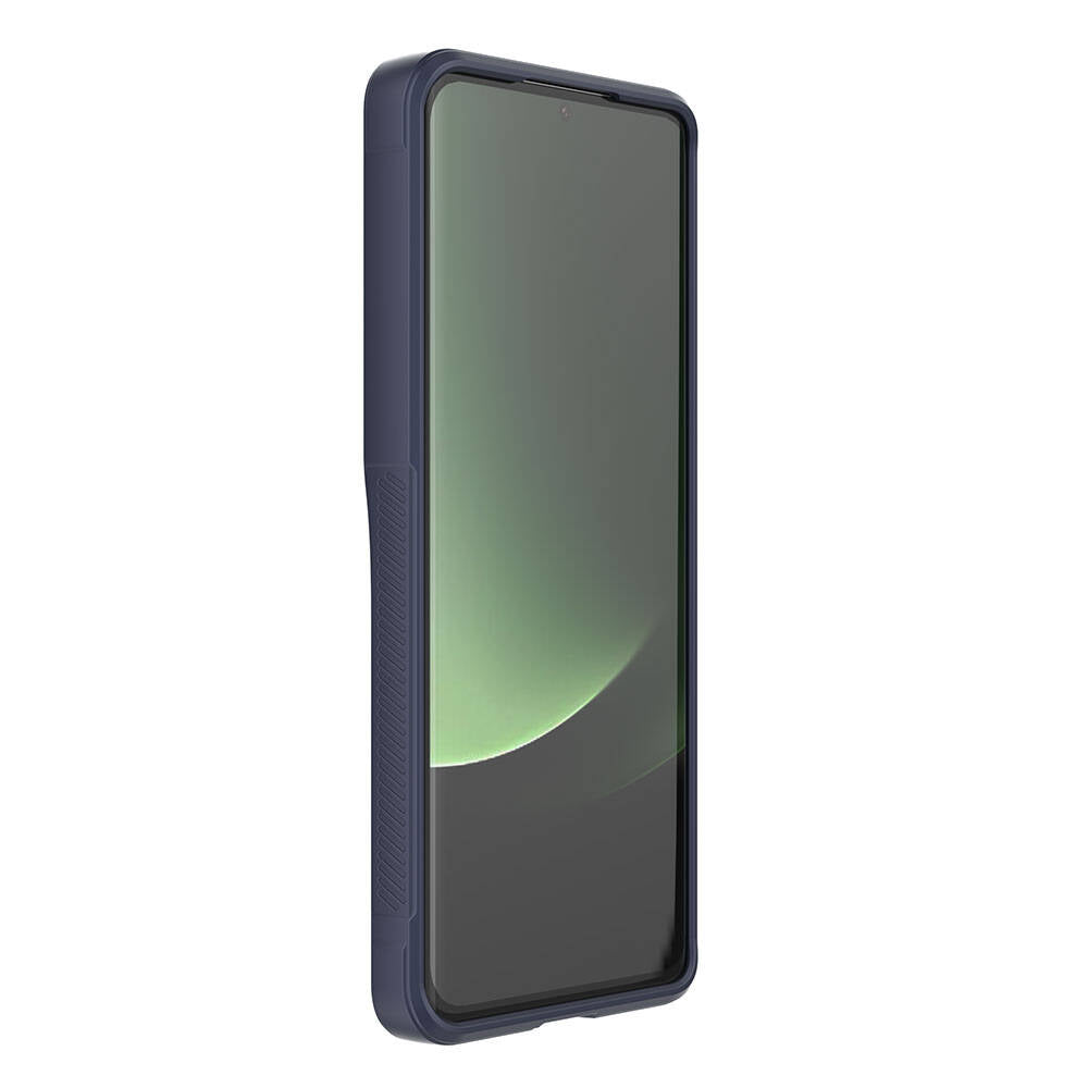 Xiaomi Mi 13 Ultra Kılıf Esnek TPU Oyuklu Arka Yüzey Tasarımlı Zore Etnik Silikon Kapak Koyu Yeşil