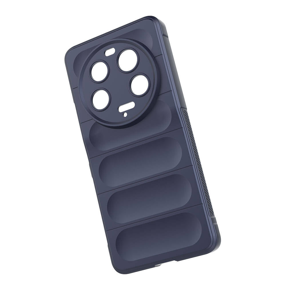 Xiaomi Mi 13 Ultra Kılıf Esnek TPU Oyuklu Arka Yüzey Tasarımlı Zore Etnik Silikon Kapak Siyah