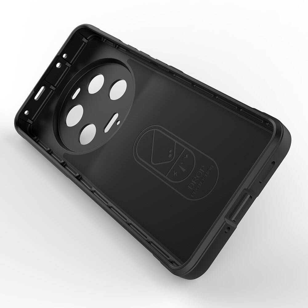 Xiaomi Mi 13 Ultra Kılıf Esnek TPU Oyuklu Arka Yüzey Tasarımlı Zore Etnik Silikon Kapak Kırmızı