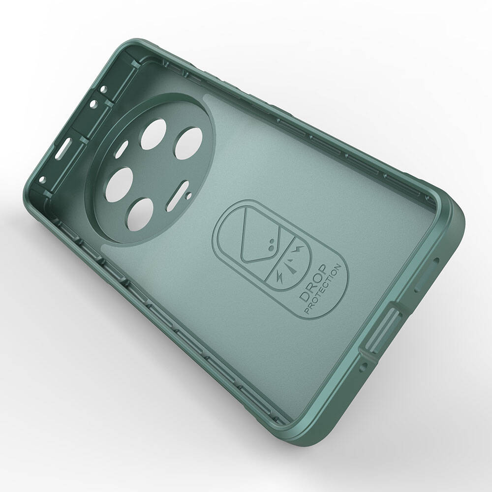 Xiaomi Mi 13 Ultra Kılıf Esnek TPU Oyuklu Arka Yüzey Tasarımlı Zore Etnik Silikon Kapak Kırmızı