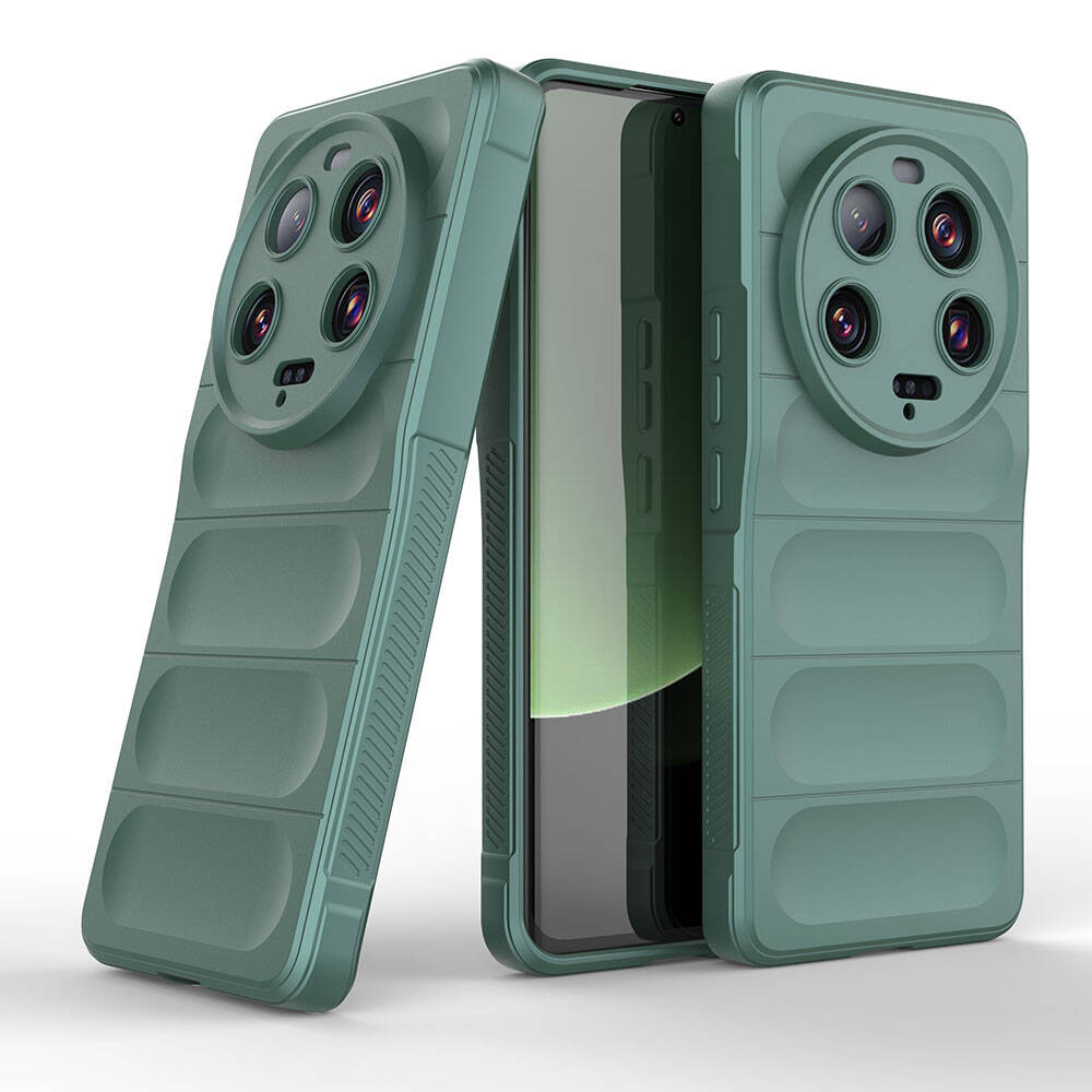 Xiaomi Mi 13 Ultra Kılıf Esnek TPU Oyuklu Arka Yüzey Tasarımlı Zore Etnik Silikon Kapak Siyah