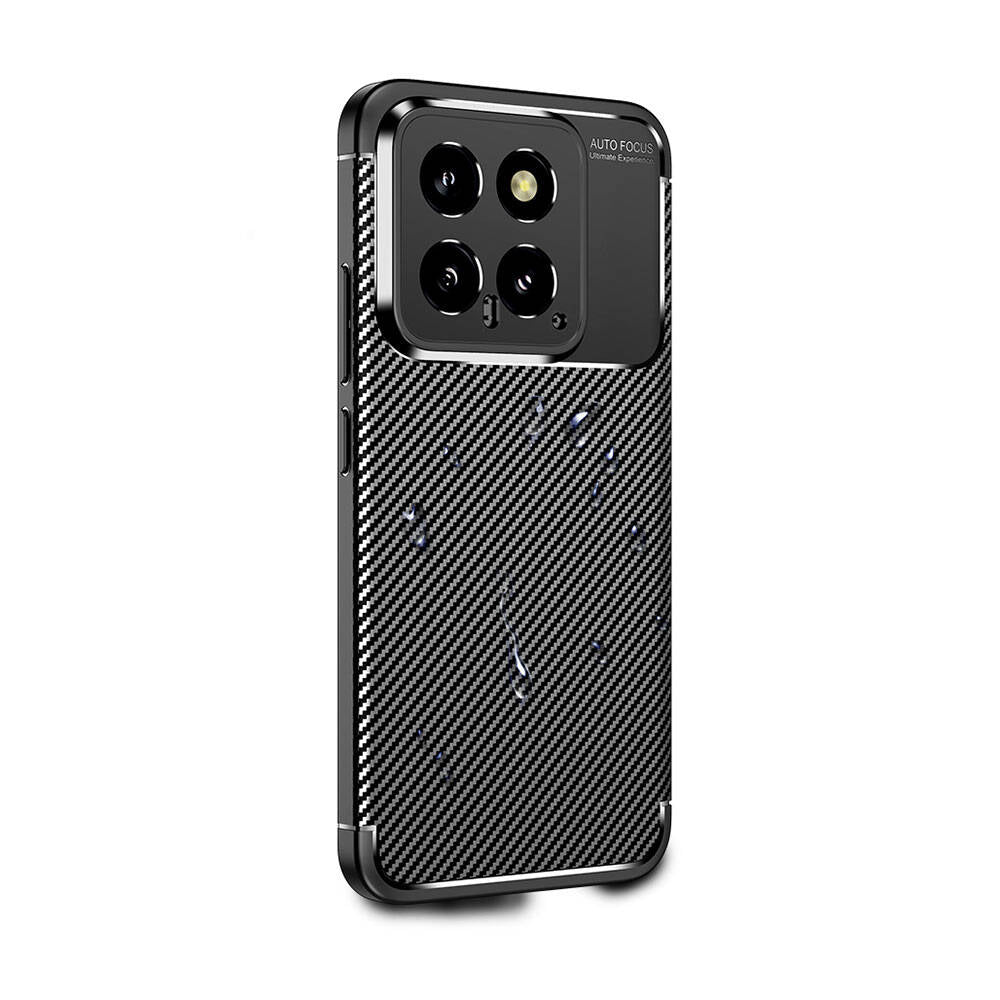 Xiaomi Mi 14 Kılıf Zore Negro Silikon Kapak Siyah