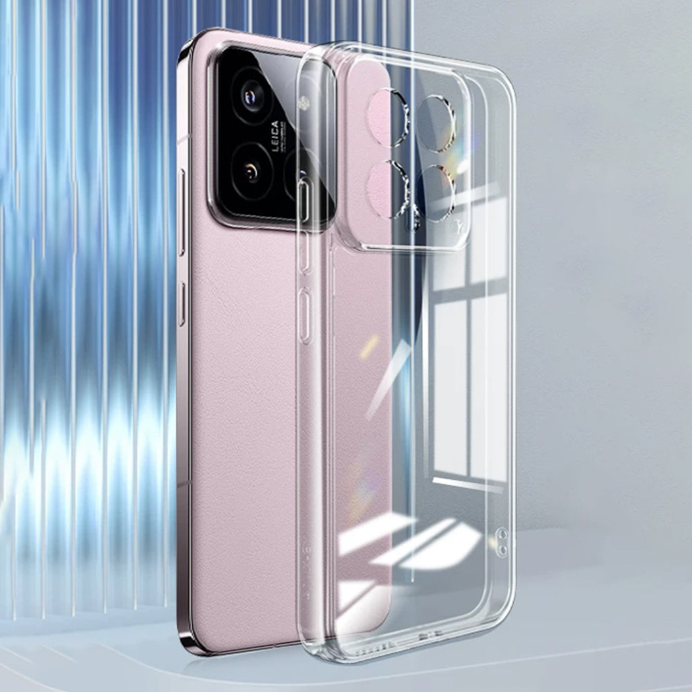 Xiaomi Mi 14 Kılıf Zore Süper Silikon Kapak Şeffaf