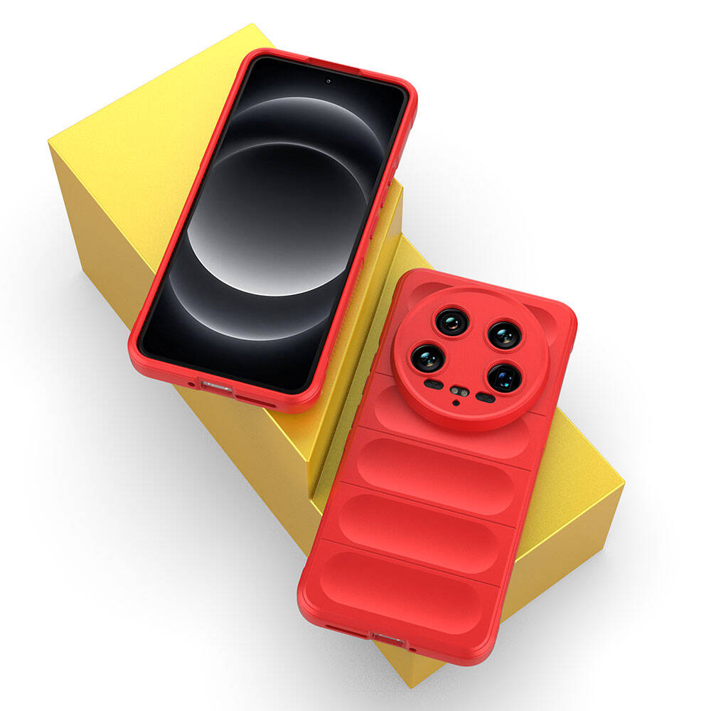 Xiaomi Mi 14 Ultra Kılıf Esnek TPU Oyuklu Arka Yüzey Tasarımlı Zore Etnik Silikon Kapak Siyah