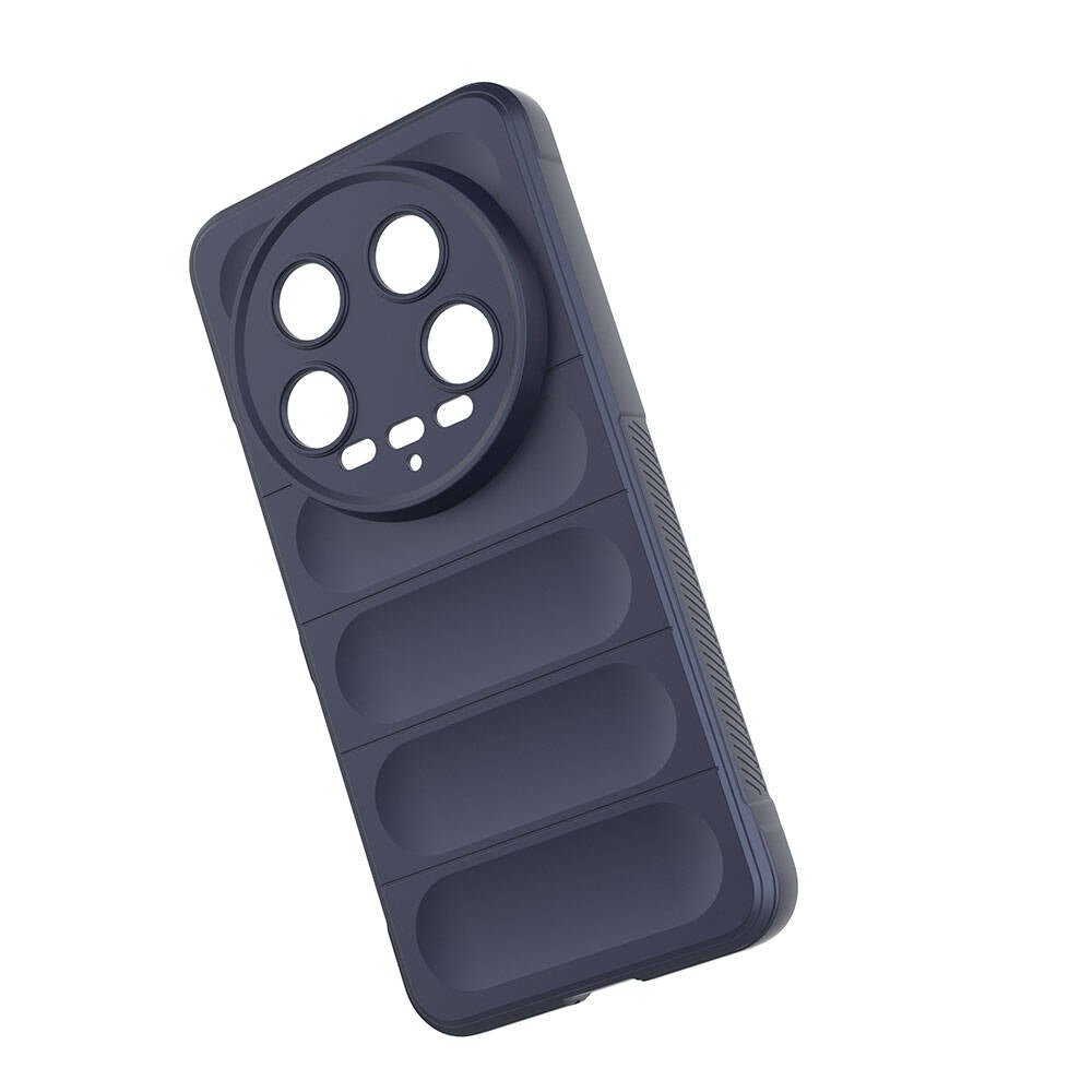 Xiaomi Mi 14 Ultra Kılıf Esnek TPU Oyuklu Arka Yüzey Tasarımlı Zore Etnik Silikon Kapak Kırmızı