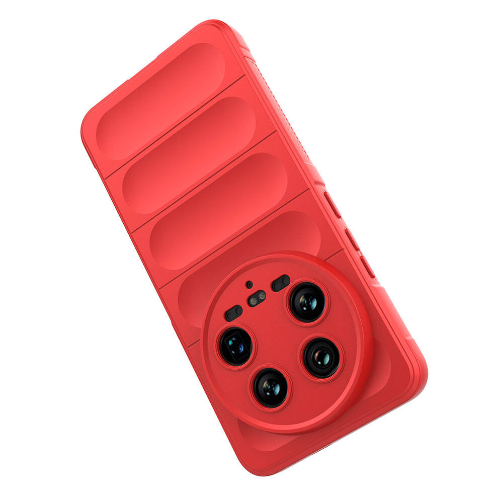 Xiaomi Mi 14 Ultra Kılıf Esnek TPU Oyuklu Arka Yüzey Tasarımlı Zore Etnik Silikon Kapak Lacivert