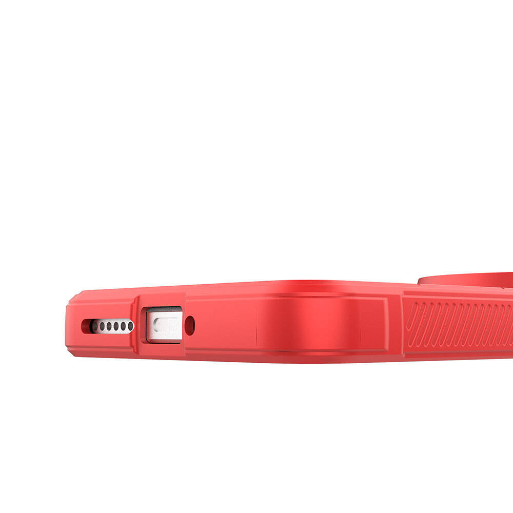 Xiaomi Mi 14 Ultra Kılıf Esnek TPU Oyuklu Arka Yüzey Tasarımlı Zore Etnik Silikon Kapak Kırmızı