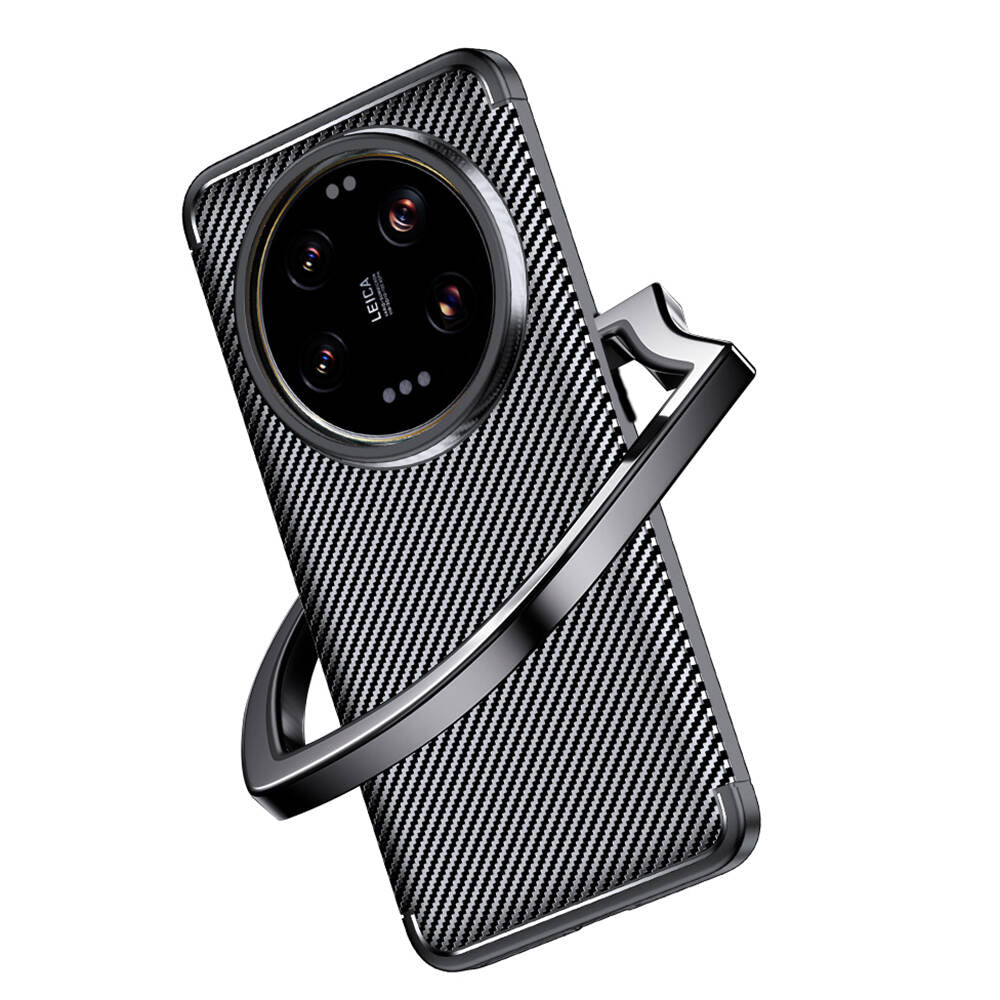 Xiaomi Mi 14 Ultra Kılıf Zore Negro Silikon Kapak Siyah