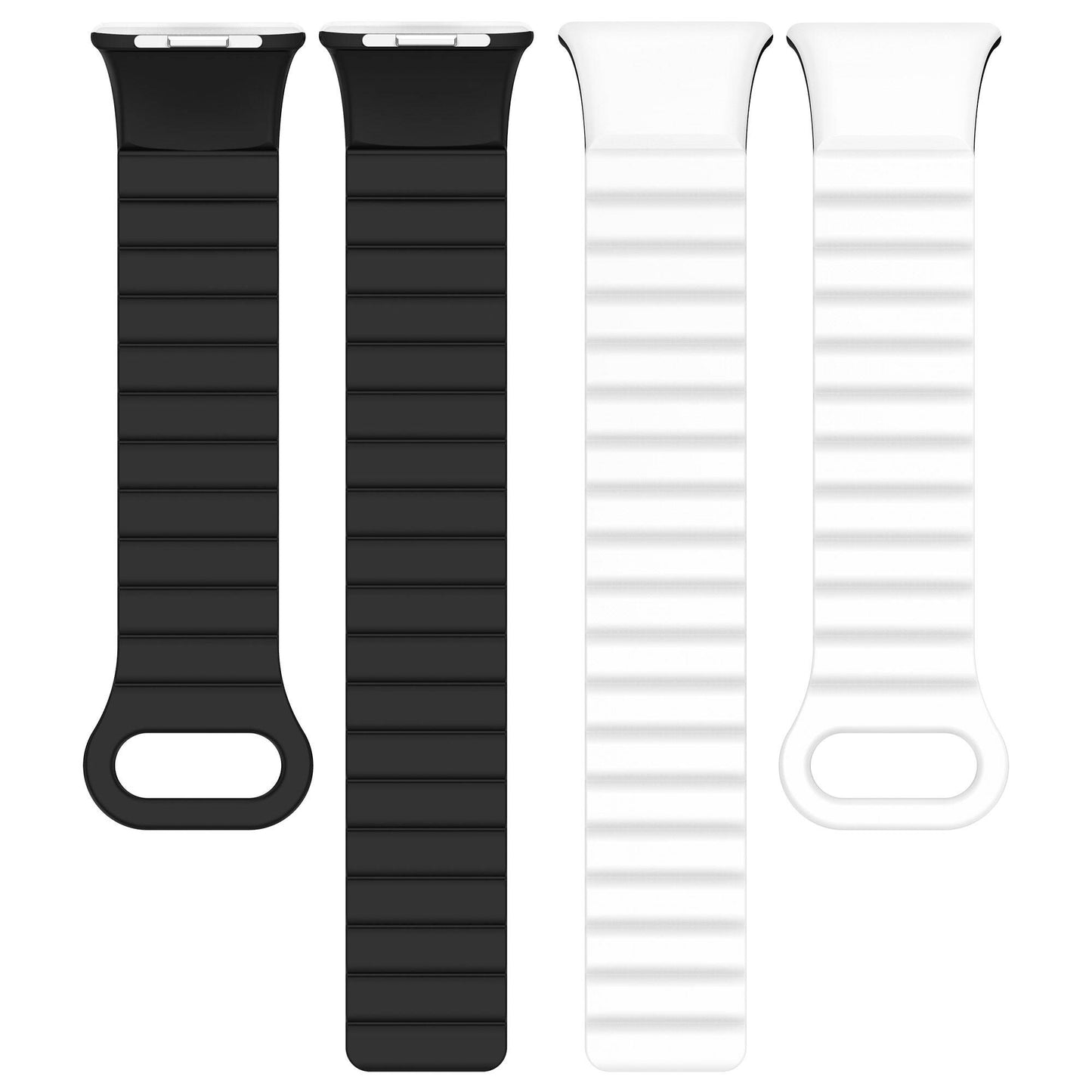 Xiaomi Mi Band 8 Pro Silikon Kordon Zore KRD-105 Strap Kayış Pembe-Turuncu
