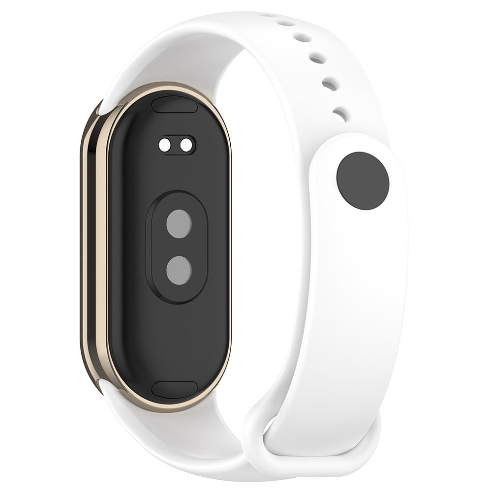 Xiaomi Mi Band 9 Serisi Klasik Kordon Silikon Strap Kayış Lila