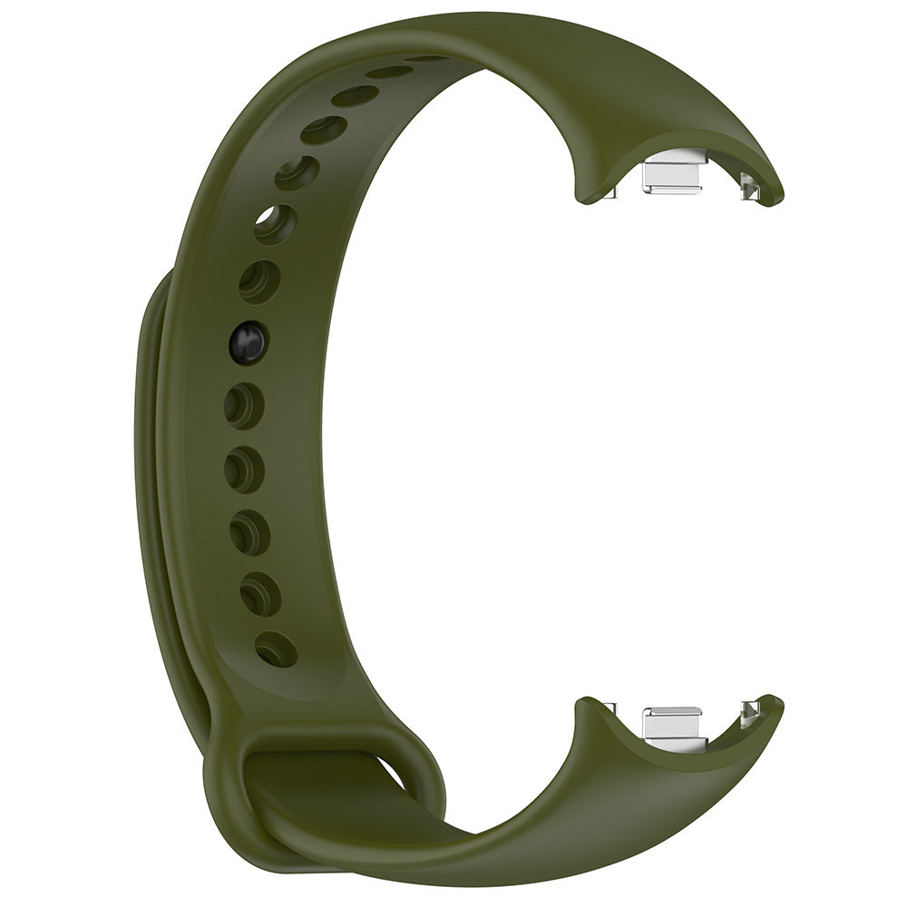 Xiaomi Mi Band 9 Serisi Klasik Kordon Silikon Strap Kayış Lila