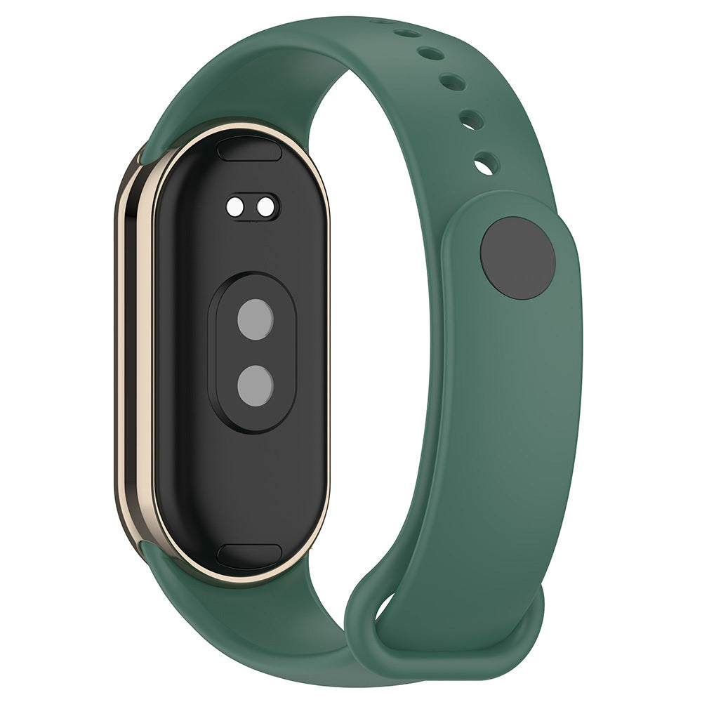 Xiaomi Mi Band 9 Serisi Klasik Kordon Silikon Strap Kayış Lila