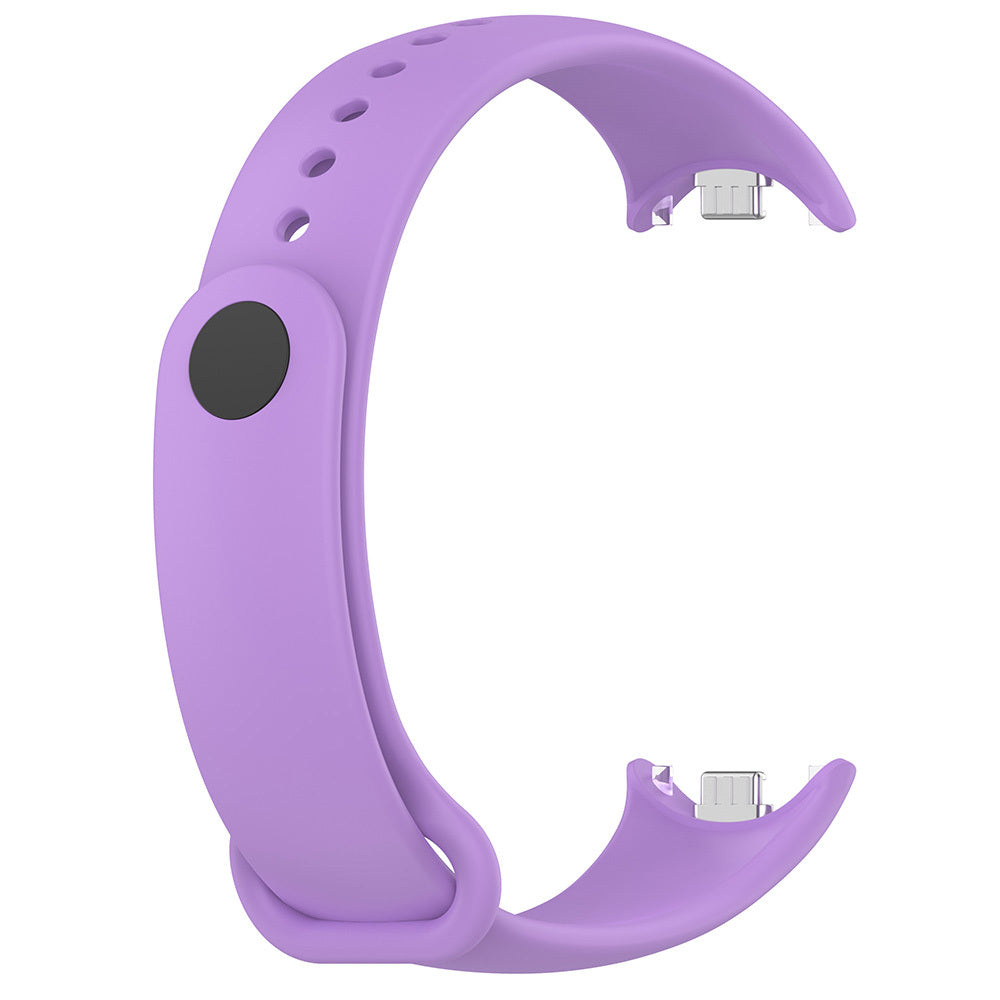 Xiaomi Mi Band 9 Serisi Klasik Kordon Silikon Strap Kayış Lila