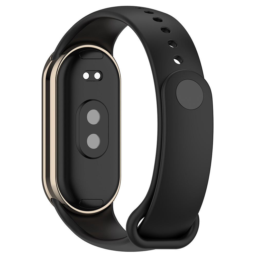 Xiaomi Mi Band 9 Serisi Klasik Kordon Silikon Strap Kayış Lila
