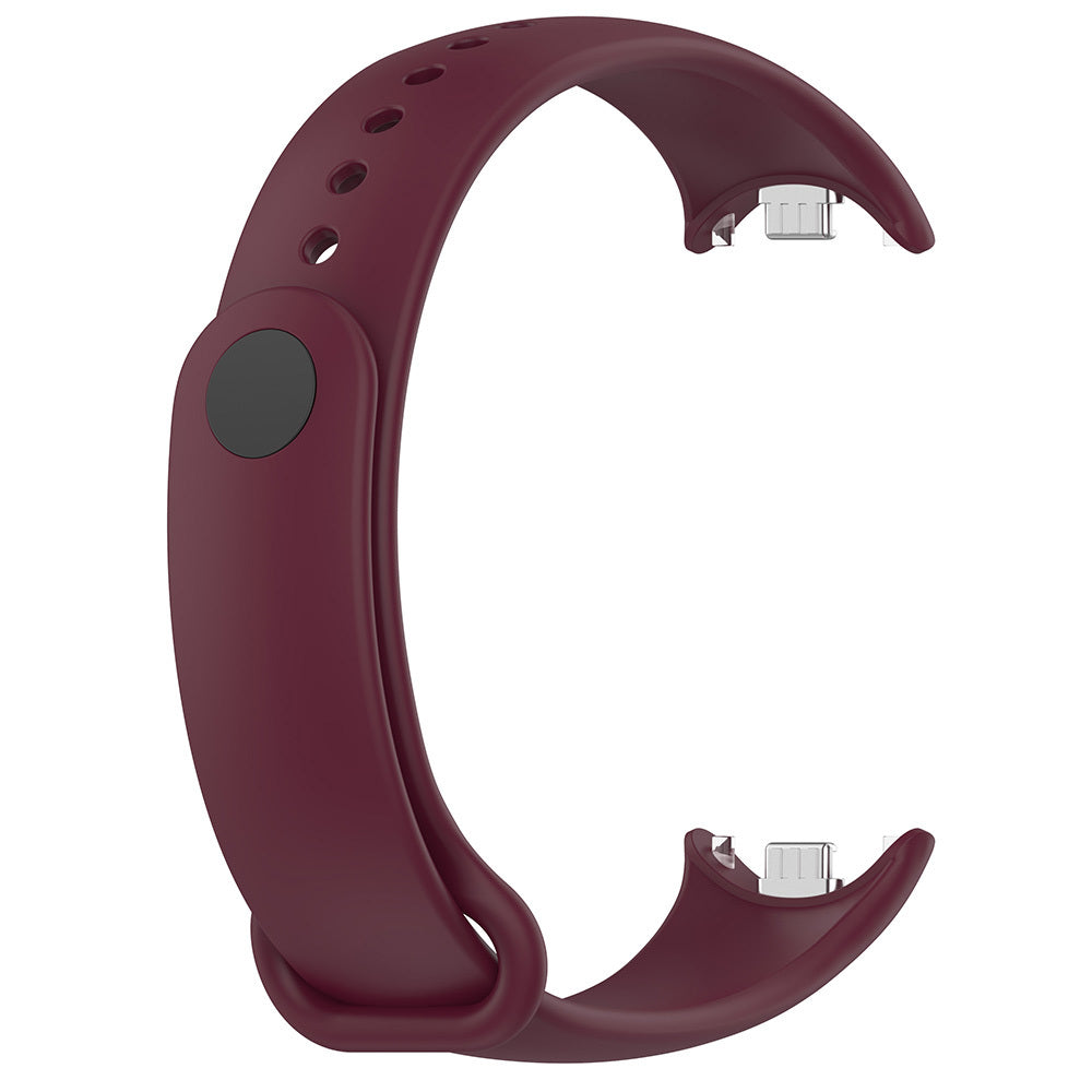 Xiaomi Mi Band 9 Serisi Klasik Kordon Silikon Strap Kayış Lila