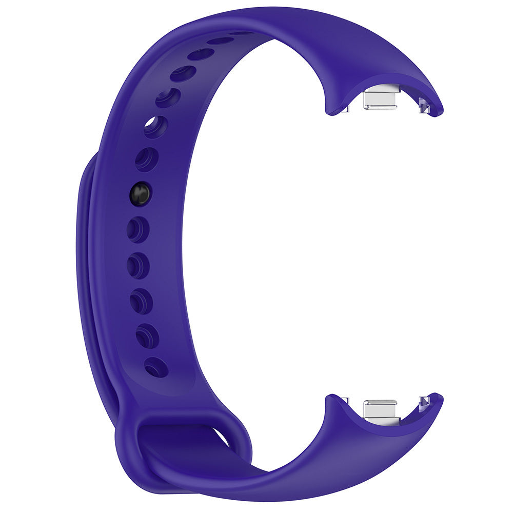 Xiaomi Mi Band 9 Serisi Klasik Kordon Silikon Strap Kayış Lila