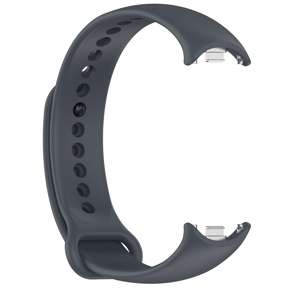 Xiaomi Mi Band 9 Serisi Klasik Kordon Silikon Strap Kayış Lila