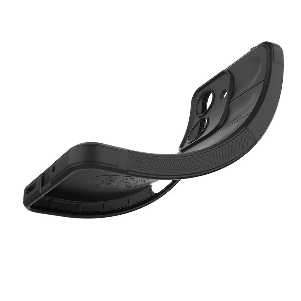 Xiaomi Poco C65 Kılıf Esnek TPU Oyuklu Arka Yüzey Tasarımlı Zore Etnik Silikon Kapak Koyu Yeşil