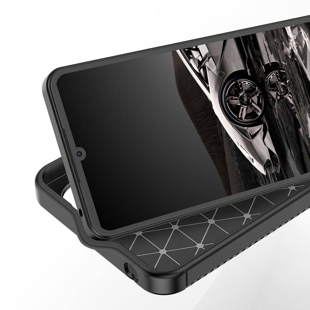 Xiaomi Poco C65 Kılıf Zore Negro Silikon Kapak Siyah