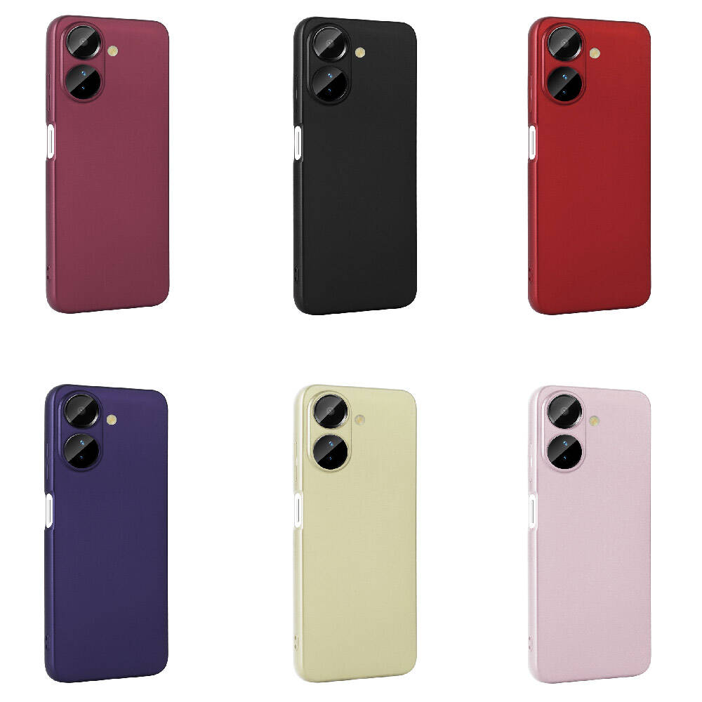 Xiaomi Poco C65 Kılıf Zore Premier Silikon Kapak Saks Mavi