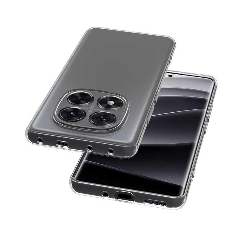 Xiaomi Poco X7 Kılıf Zore Süper Silikon Kapak Şeffaf