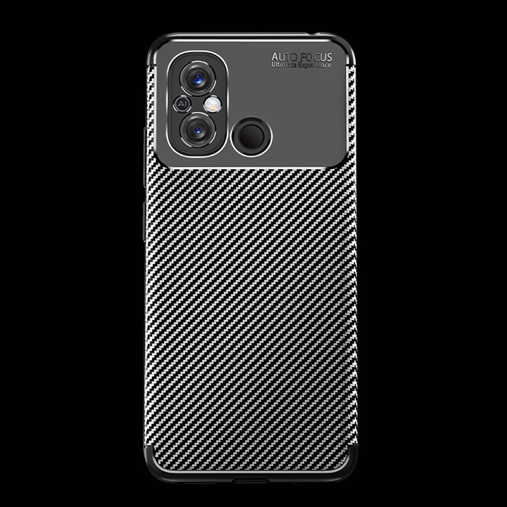 Xiaomi Redmi 12C Kılıf Zore Negro Silikon Kapak Siyah