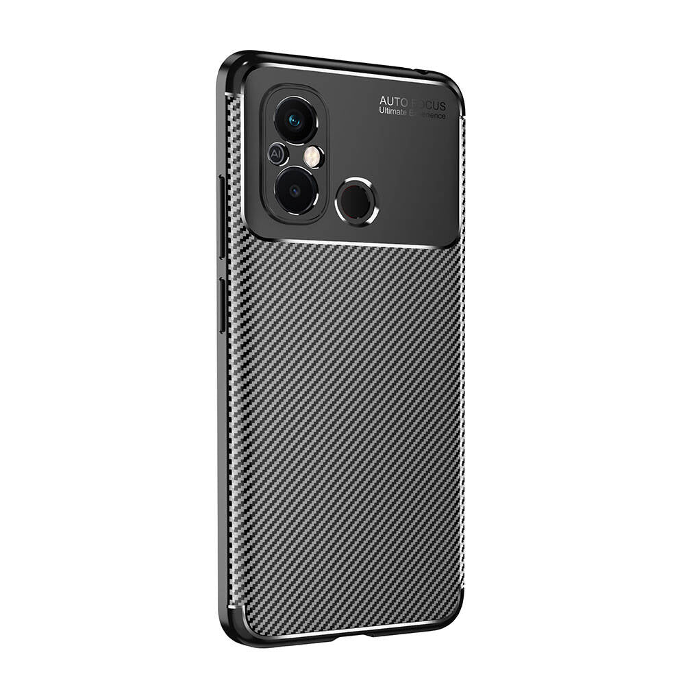 Xiaomi Redmi 12C Kılıf Zore Negro Silikon Kapak Siyah