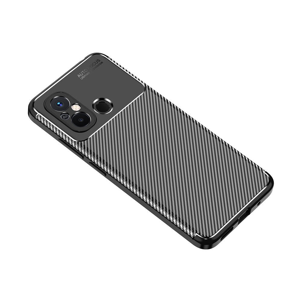 Xiaomi Redmi 12C Kılıf Zore Negro Silikon Kapak Siyah