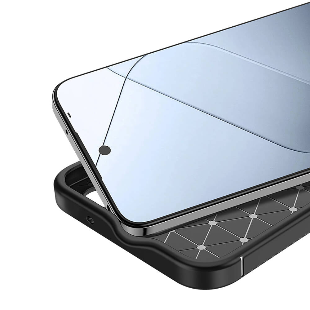 Xiaomi Redmi 13 4G Kılıf Zore Negro Silikon Kapak Siyah