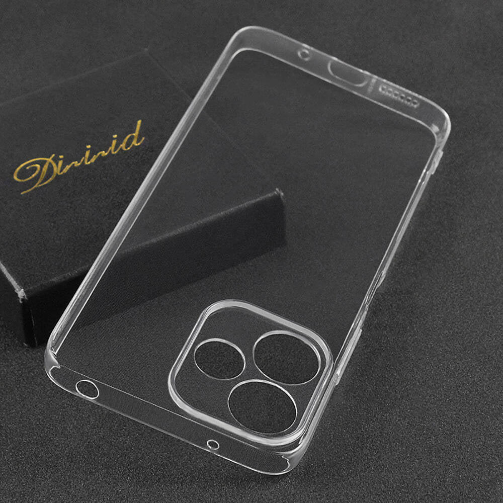 Xiaomi Redmi 13 4G Kılıf Zore Süper Silikon Kapak Şeffaf