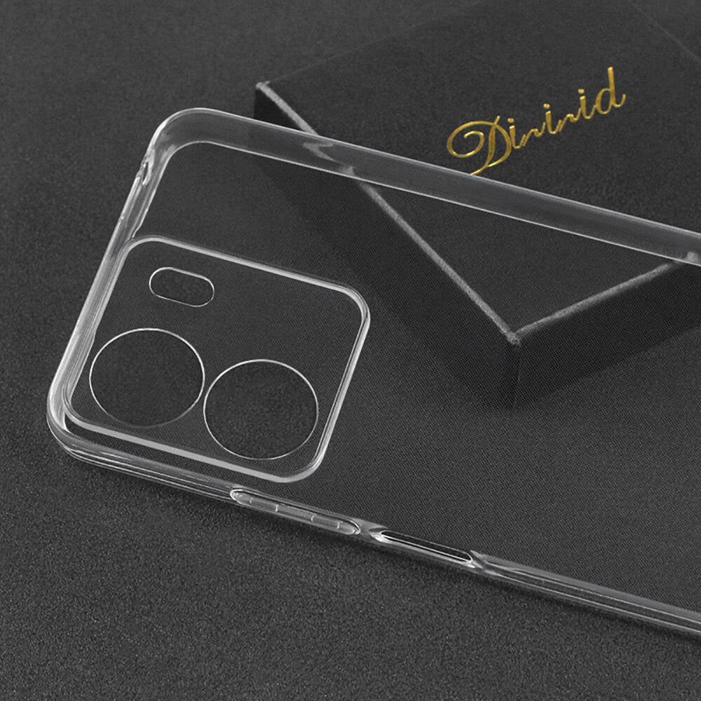 Xiaomi Redmi 13C Kılıf Zore Süper Silikon Kapak Renksiz