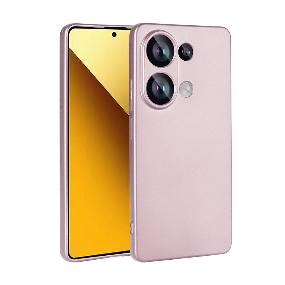 Xiaomi Redmi Note 13 4G Kılıf Zore Premier Silikon Kapak Gold