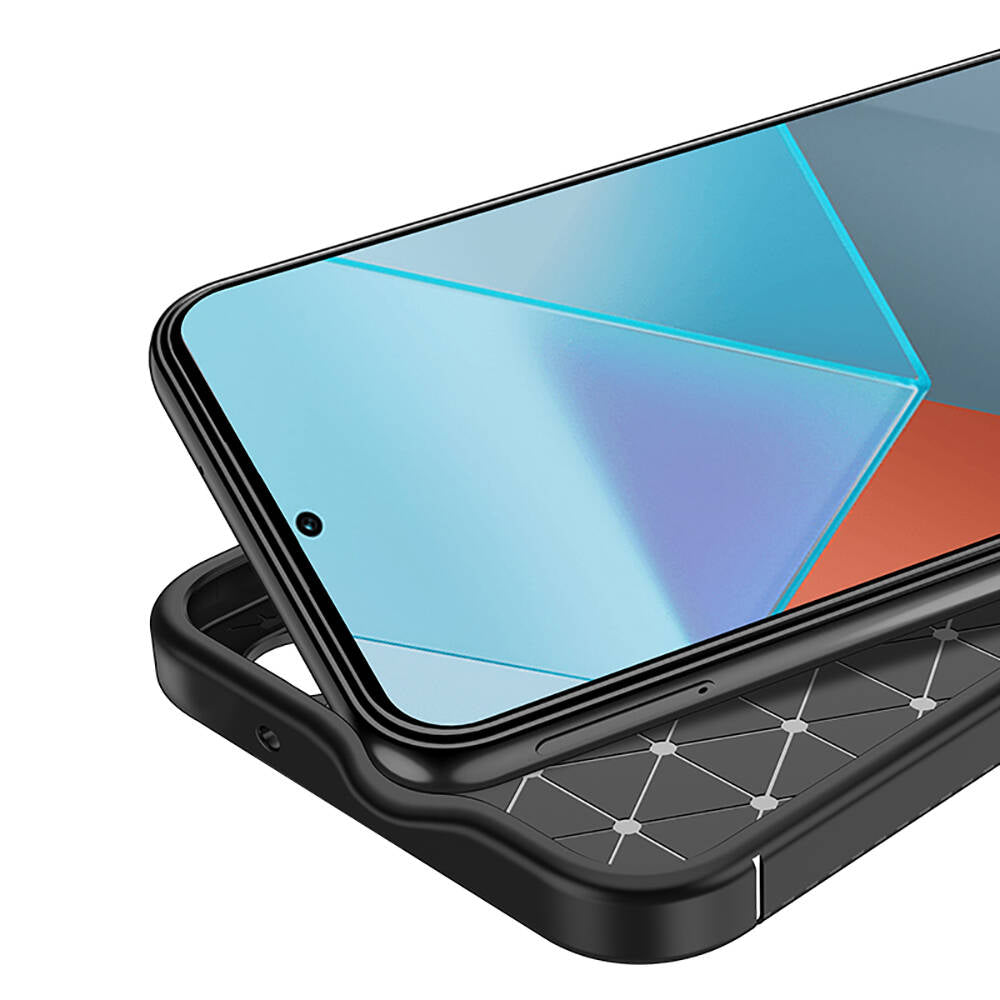 Xiaomi Redmi Note 13 Pro 4G Kılıf Zore Negro Silikon Kapak Siyah