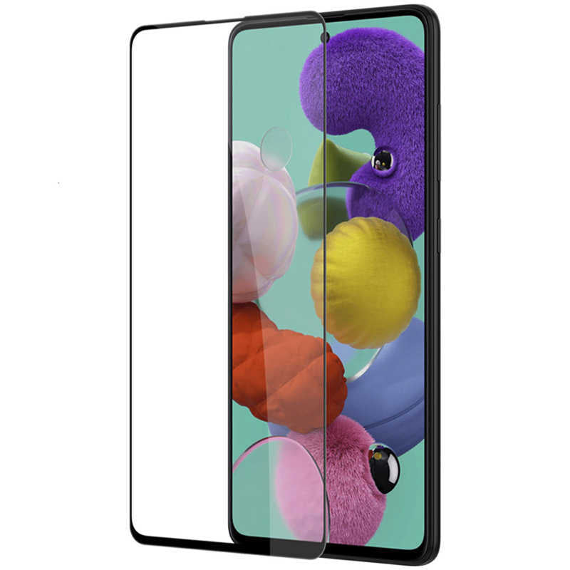 Xiaomi Redmi Note 13 Pro 4G Zore Kenarları Kırılmaya Dayanıklı Cam Ekran Koruyucu Siyah