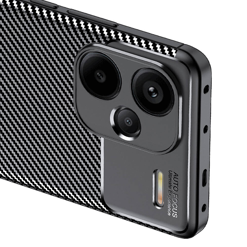 Xiaomi Redmi Note 13 Pro Plus 5G Kılıf Zore Negro Silikon Kapak Siyah