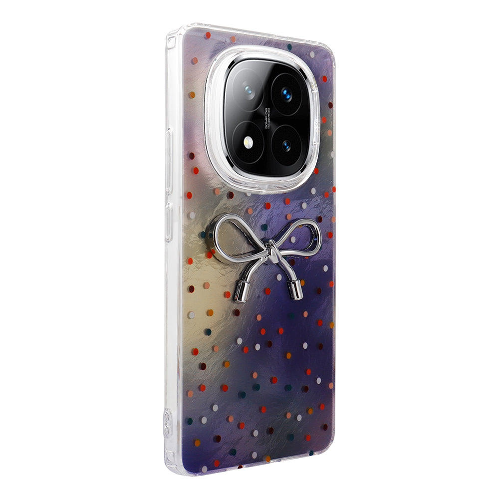 Xiaomi Redmi Note 14 Pro 4G Kılıf Kamera Korumalı Figürlü Zore Ponti Silikon Kapak Açık Mavi