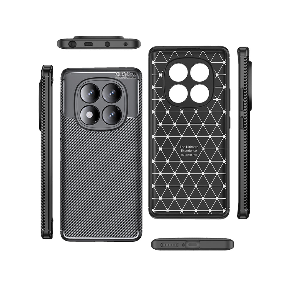 Xiaomi Redmi Note 14 Pro 4G Kılıf Zore Negro Silikon Kapak Siyah