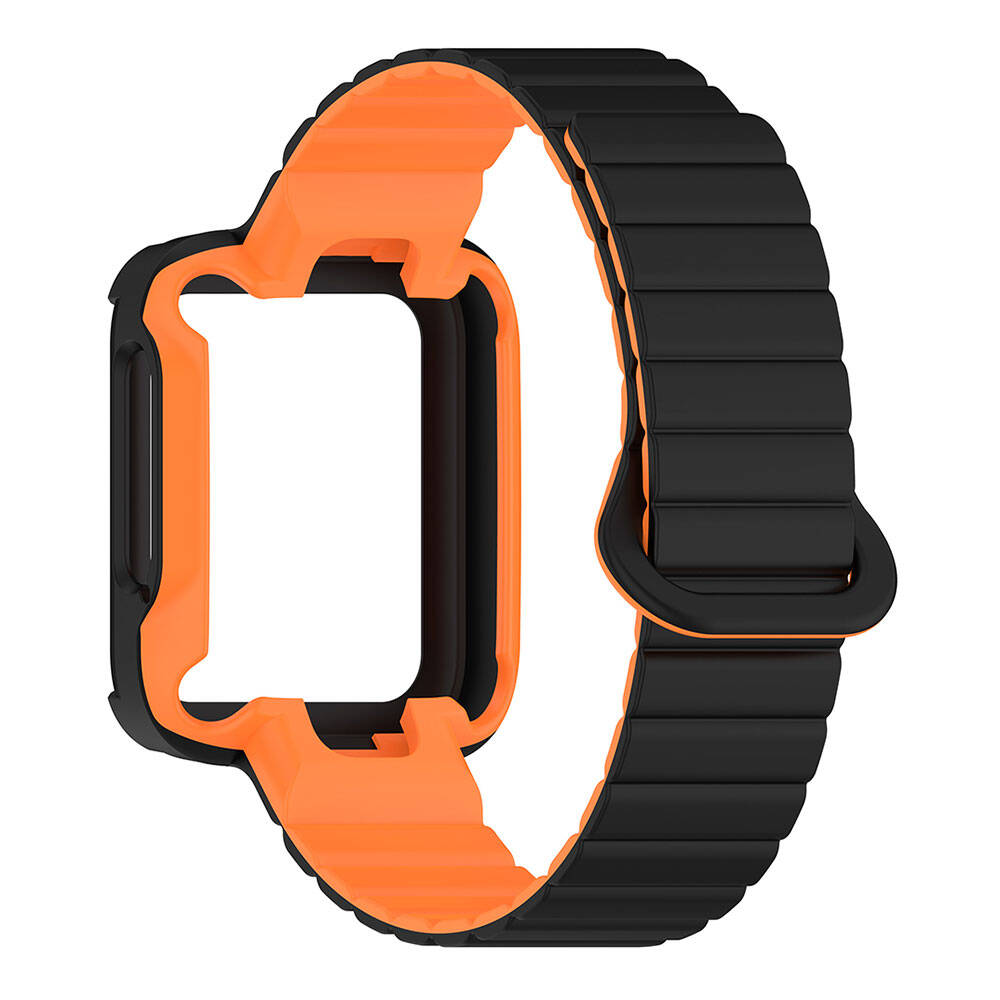 Xiaomi Redmi Watch 1 Silikon Kordon Zore KRD-105 Strap Kayış Pudra