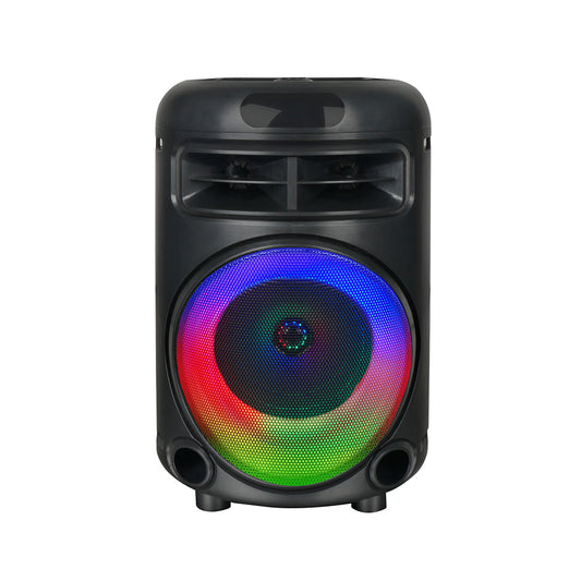 Zore GD-692 FM Radyolu Mikrofonlu RGB TWS 6.5 inç Stereo Bass Kablosuz Karaoke Hoparlör Siyah